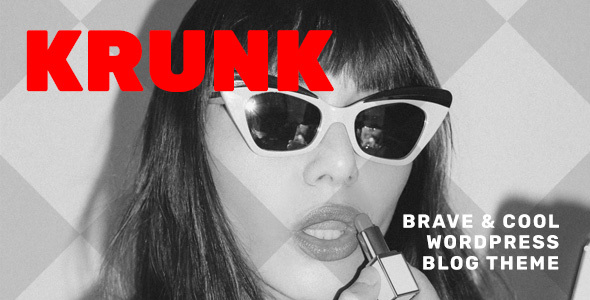 Krunk-勇敢而酷的WordPress博客主题