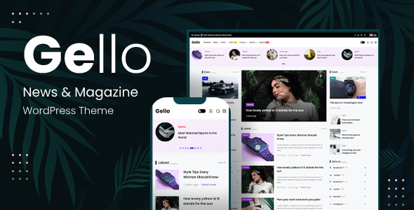 Gello-新闻与杂志WordPress主题