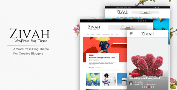 Zivah-创意博客作者的WordPress博客主题