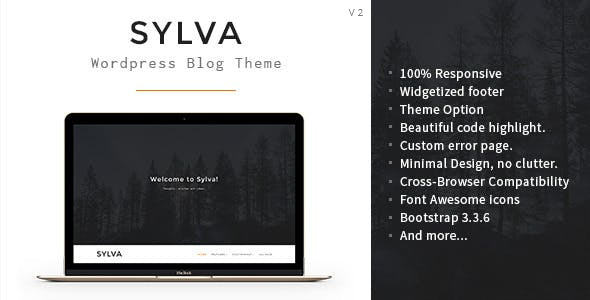 Sylva-响应式极简博客主题