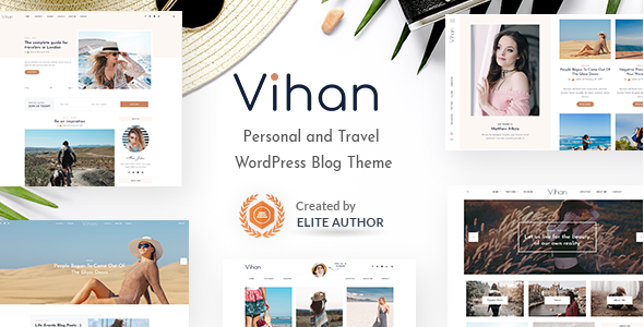 Vihan |个人和旅游WordPress博客主题