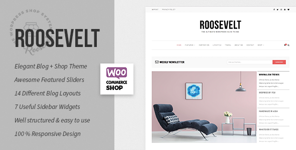 Roosevelt-响应式WordPress博客主题