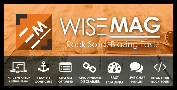 Wise Mag | AdSense优化杂志WordPress主题