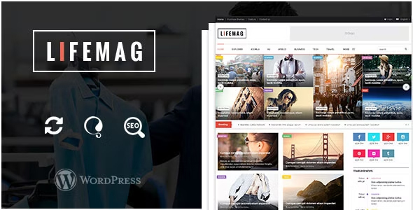LifeMag-响应式杂志WordPress主题