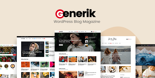 Generic-多用途WordPress博客杂志主题