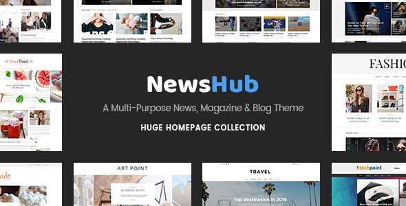 Newshub-杂志和新闻门户WordPress主题