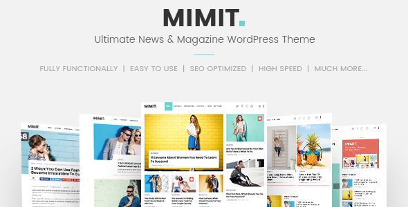 Mimit-终极新闻和杂志WordPress主题