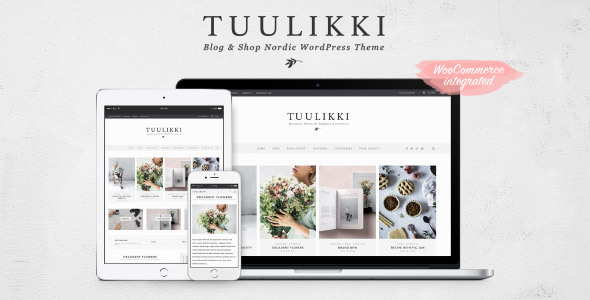 TUULIKI北欧博客和商店WordPress主题
