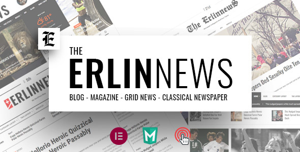 Erlinews——现代与古典报纸主题
