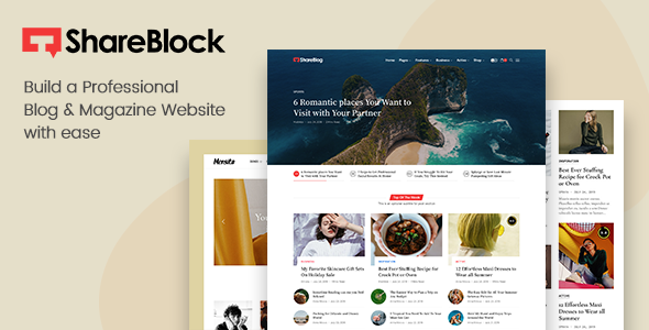 ShareBlock-杂志和博客WordPress主题