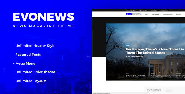 Evonews |新闻博客WordPress主题