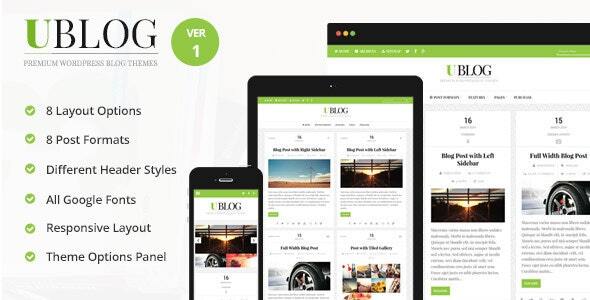 UBlog-响应式WordPress博客主题