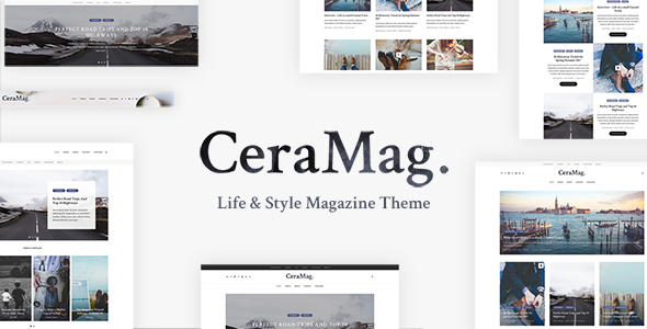 CeraMag-生活与时尚杂志主题