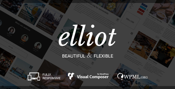 Elliot-清洁博客杂志WordPress主题