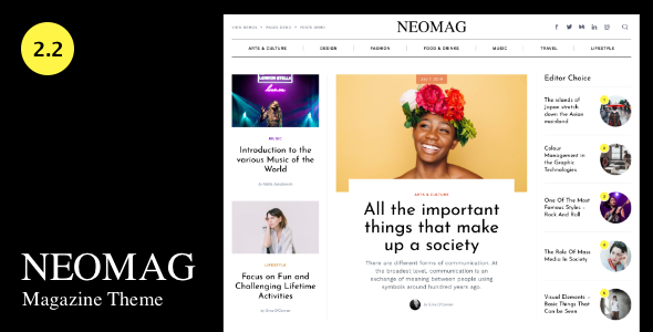 NeoMag-新闻和杂志WordPress主题