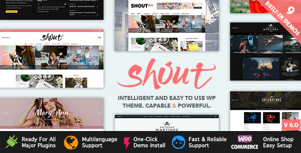 Shout-博客WordPress主题