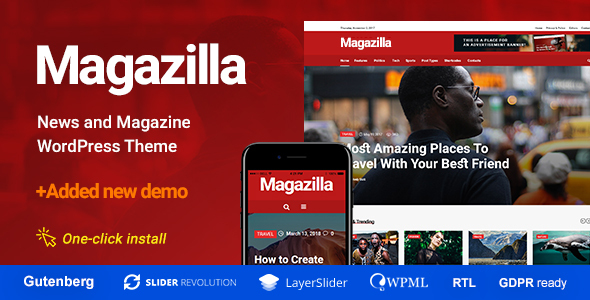 Magazilla-新闻与杂志主题