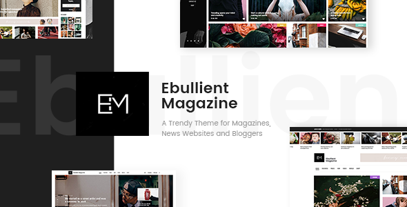 Ebullient-杂志和新闻WordPress主题