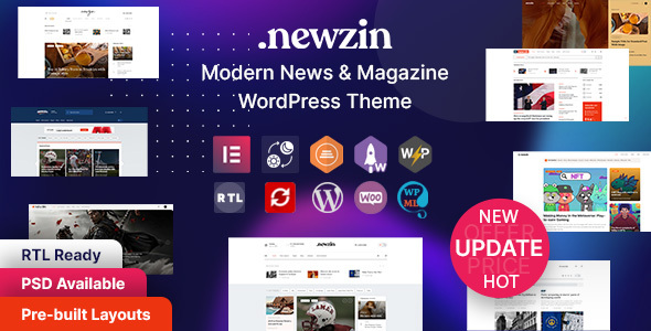 Newzin-WordPress报纸和杂志元素主题