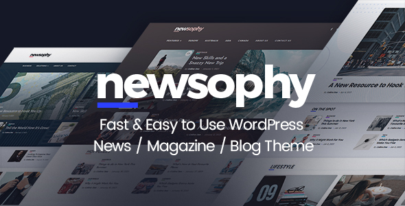 Newsophy-快速易用的WordPress新闻和博客主题