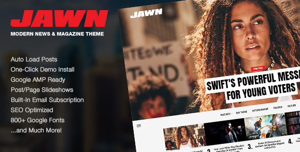 Jawn-现代WordPress新闻和杂志主题