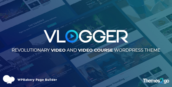 Vlogger：专业视频和教程WordPress主题