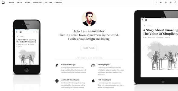 Readme-一个可读的WordPress主题