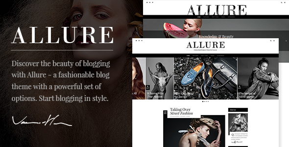 Allure-美容与时尚博客WordPress主题