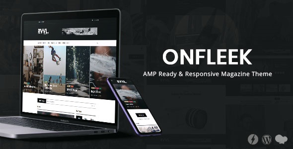 Onfleek-AMP就绪和响应式杂志主题