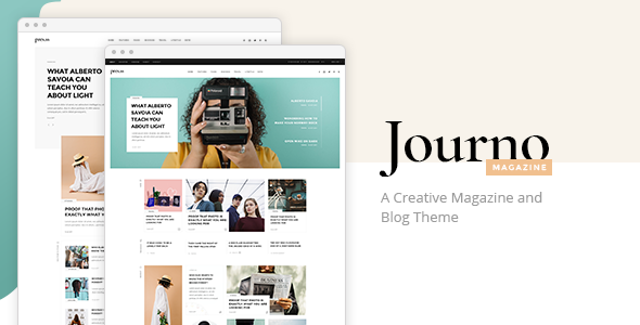 Journo-创意杂志和博客WordPress主题