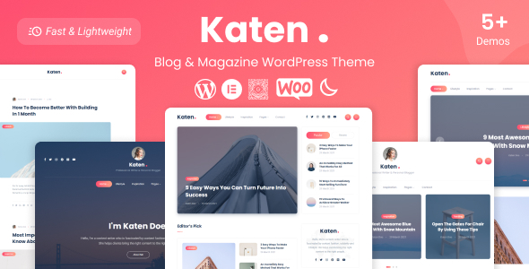 Katen-博客和杂志WordPress主题