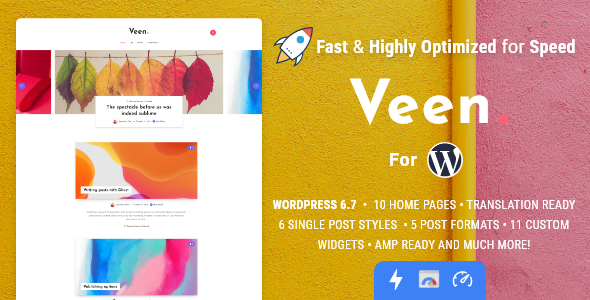 Veen-WordPress的轻量级AMP博客