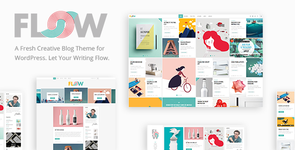 Flow-创意博客WordPress主题