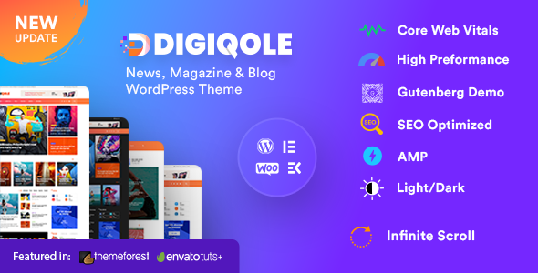 Digiqole-新闻杂志WordPress主题