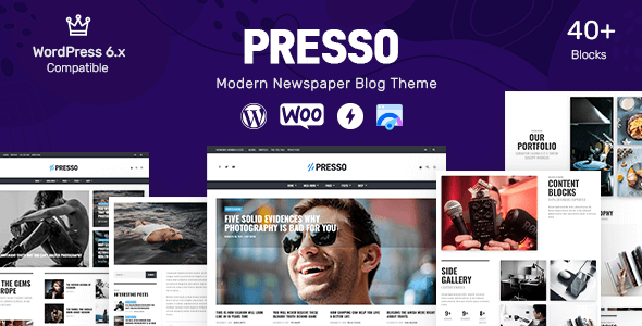 PRESSO-现代杂志/报纸/病毒主题