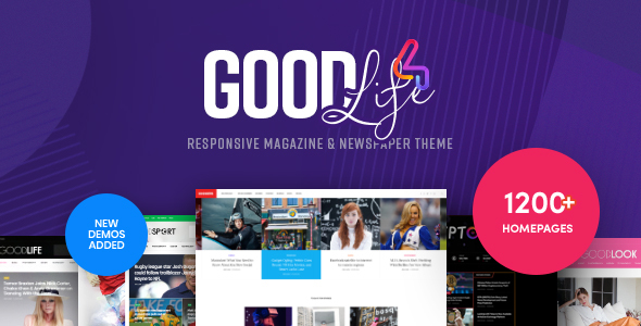GoodLife-杂志和报纸WordPress主题