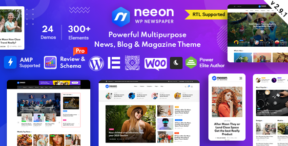 Neeon-WordPress新闻杂志主题