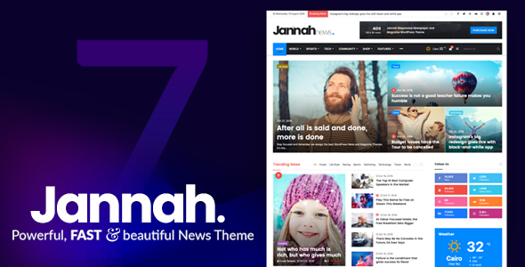 Jannah-报纸杂志新闻BuddyPress WordPress主题