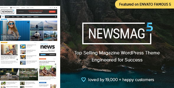 Newsmag-报纸和杂志WordPress主题
