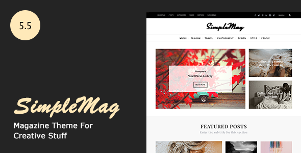 SimpleMag-杂志创意主题