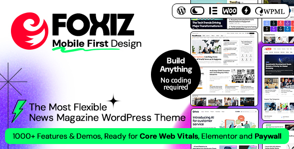 Foxiz-报纸新闻和杂志WordPress
