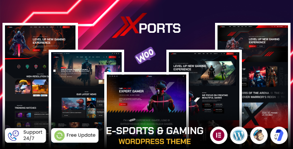 Xports-电子竞技和游戏WordPress主题