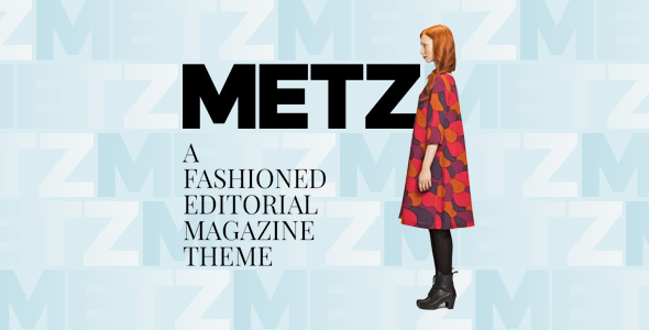 Metz-时尚的编辑杂志WordPress主题