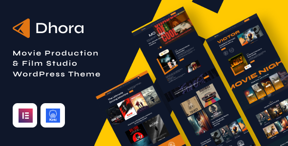 Dhora–电影制作和电影工作室WordPress主题
