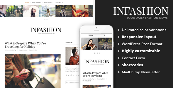 inFashion-时尚博客WordPress主题