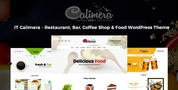 Calimera-多餐厅和小酒馆WordPress主题
