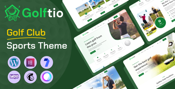 Golftio-高尔夫俱乐部体育WordPress主题