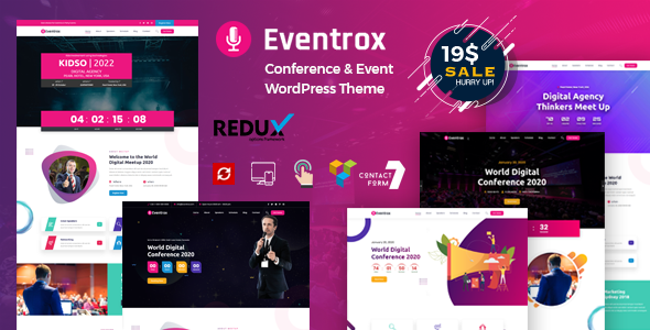 Eventrox-会议和活动WordPress主题
