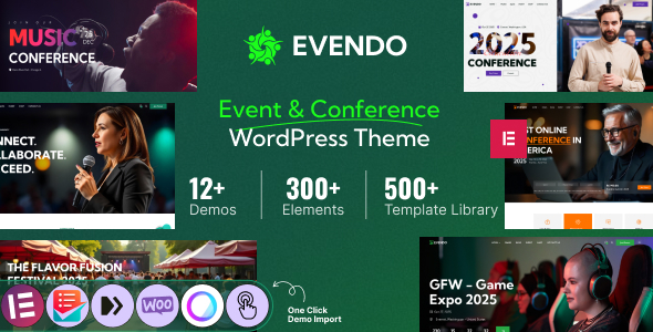 Evendo-活动和会议WordPress主题