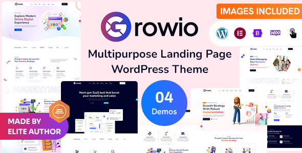 Grovio–着陆页WordPress主题